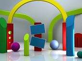 pic of toon  - Toon studio background for kids program tv - JPG 