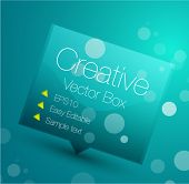 foto of web  - Eps10 glass transparent web box - JPG 