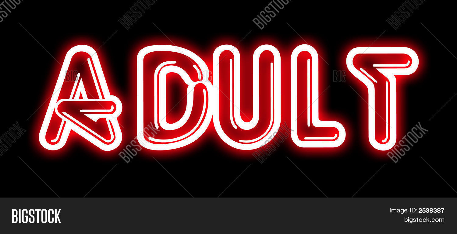 Adult Neon Sign Stock Photo & Stock Images | Bigstock