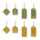 stock photo of earth  - Eco tags - JPG 