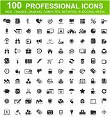 pic of finance  - One hundred computer icons collection - JPG 