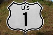 pic of road sign  - US Highway 1 - JPG 
