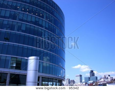 Picture or Photo of This is a ultra modern office building, in london.