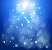 picture of future  - blue bokeh abstract light background - JPG 