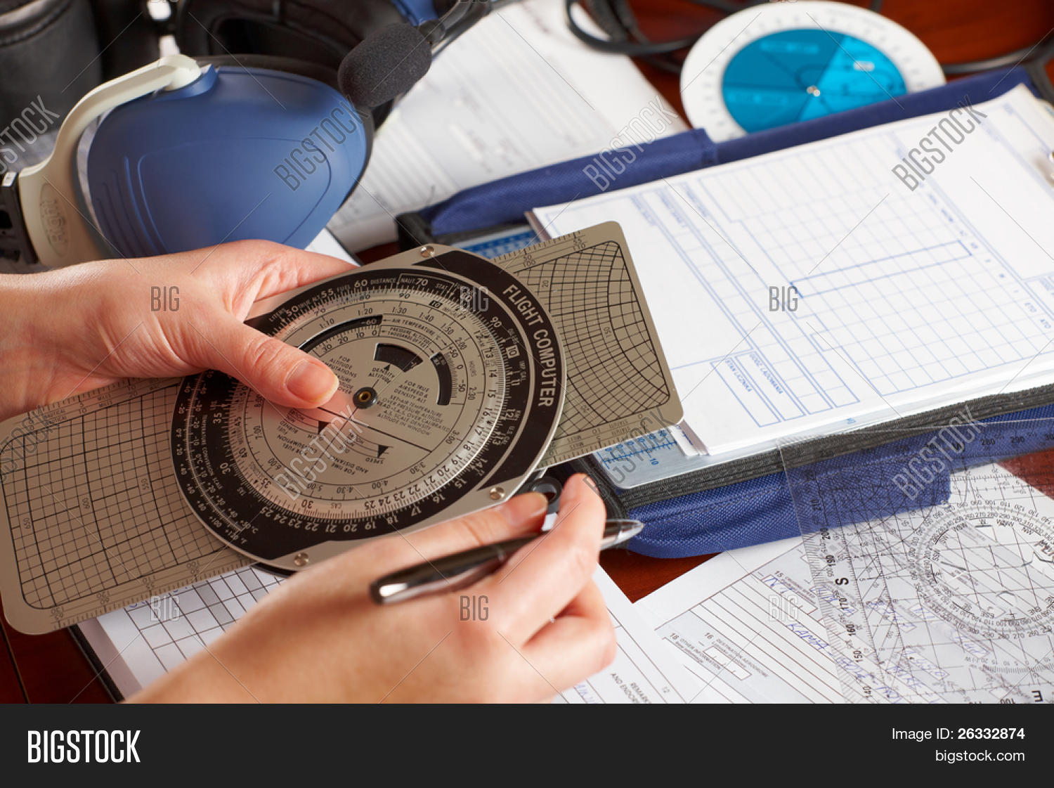 Pilot Equipment Airplane Pilot Hand Image & Photo Bigstock