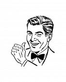 picture of retro  - Man With Thumbs Up  - JPG 