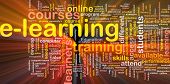 foto of learning  - Background concept wordcloud illustration of e - JPG 