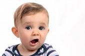 foto of toddlers  - happy baby boy - JPG 