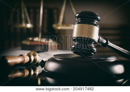 court gavel scale of justice law theme poster id 204917482