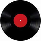 pic of disk  - Black vinyl lp album disc - JPG 