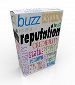 picture of respect  - The word Reputation and many related terms such as credibility - JPG 