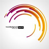 stock photo of technology  - Abstract technology circles vector background - JPG 