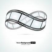 picture of infinity  - Film strip infinity vector background - JPG 