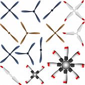 image of transportation  - airplane propeller aircraft transportation aeronautics motor machine - JPG 