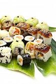 stock photo of roll  - Sushi Set  - JPG 