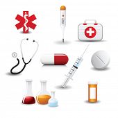 pic of medical  - medical icon set - JPG 