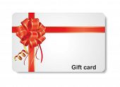 stock photo of gift  - Gift card - JPG 