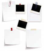 stock photo of  photo  - note pad with photo frame - JPG 