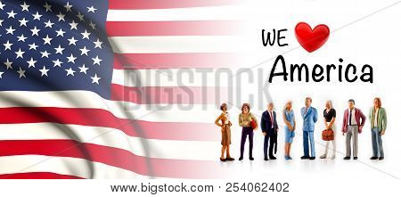 Poster: We Love America A Group