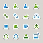 stock photo of internet  - Paper Cut  - JPG 