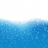 foto of water  - Abstract blue water background - JPG 