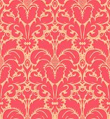 picture of drapery  - Seamless baroque style damask background - JPG 