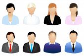 picture of business concept  - Set Of Business People Icons - JPG 