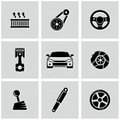 picture of simplicity  - Car Parts icons set - JPG 