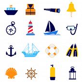 image of oared  - nautical icon - JPG 