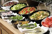 image of restaurant  - Salad buffet  - JPG 