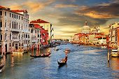picture of nature  - Venetian sunset - JPG 