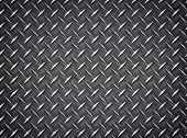 stock photo of industrial  - Seamless industrial diamond plate metal Background Texture - JPG 