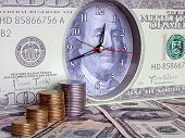 stock photo of time  - time is money - JPG 