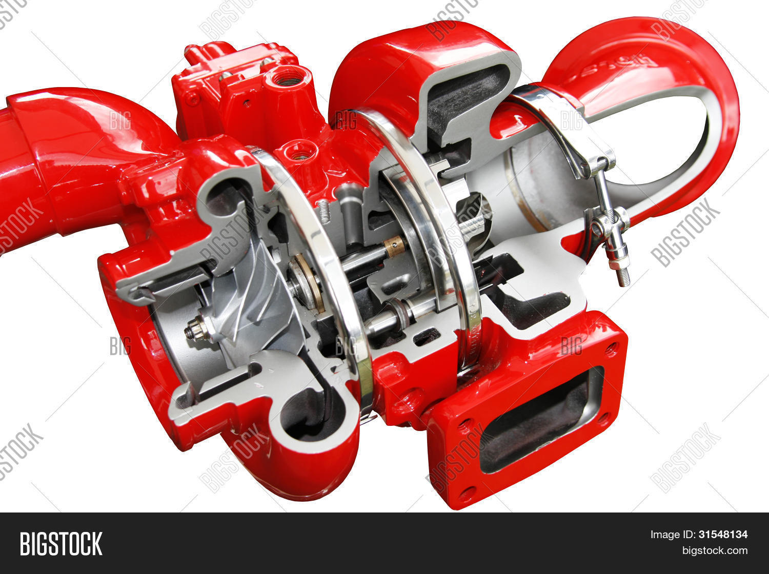 Turbo Cutaway Image & Photo Bigstock