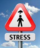 stock photo of health  - stress disorder from acute work pressure is a factor triggering a panic attack bad mental health - JPG 