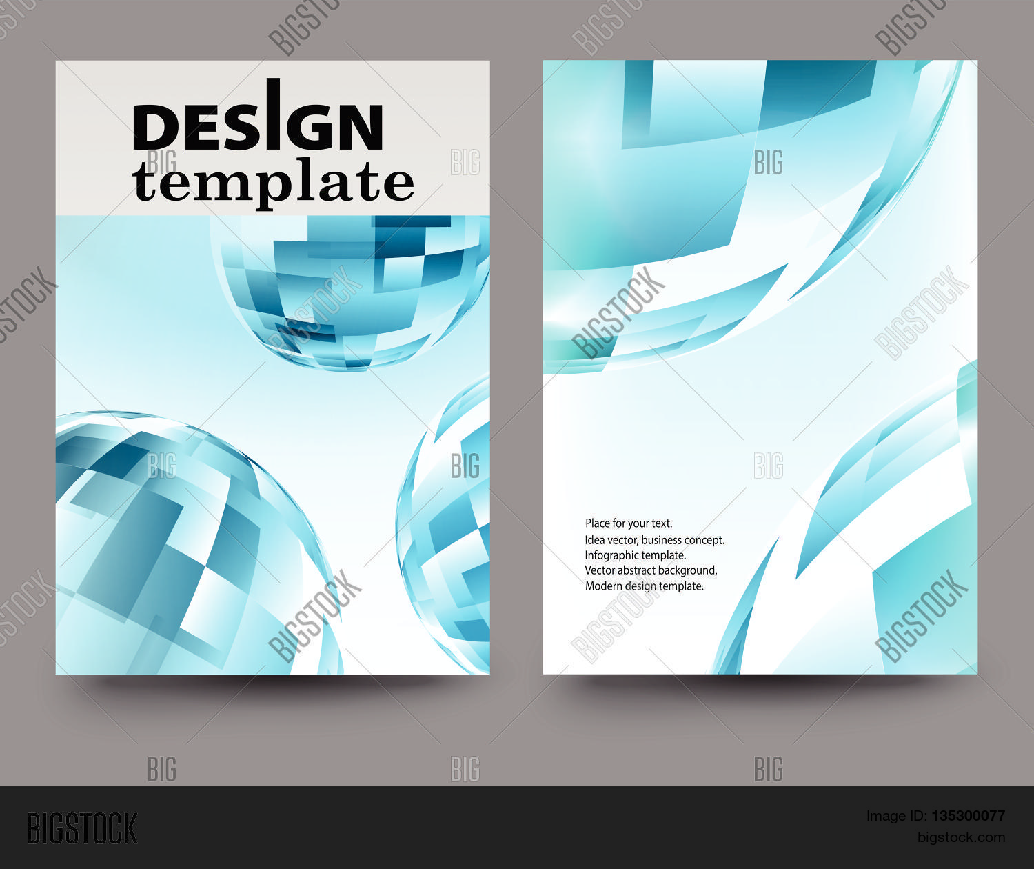 front page design template