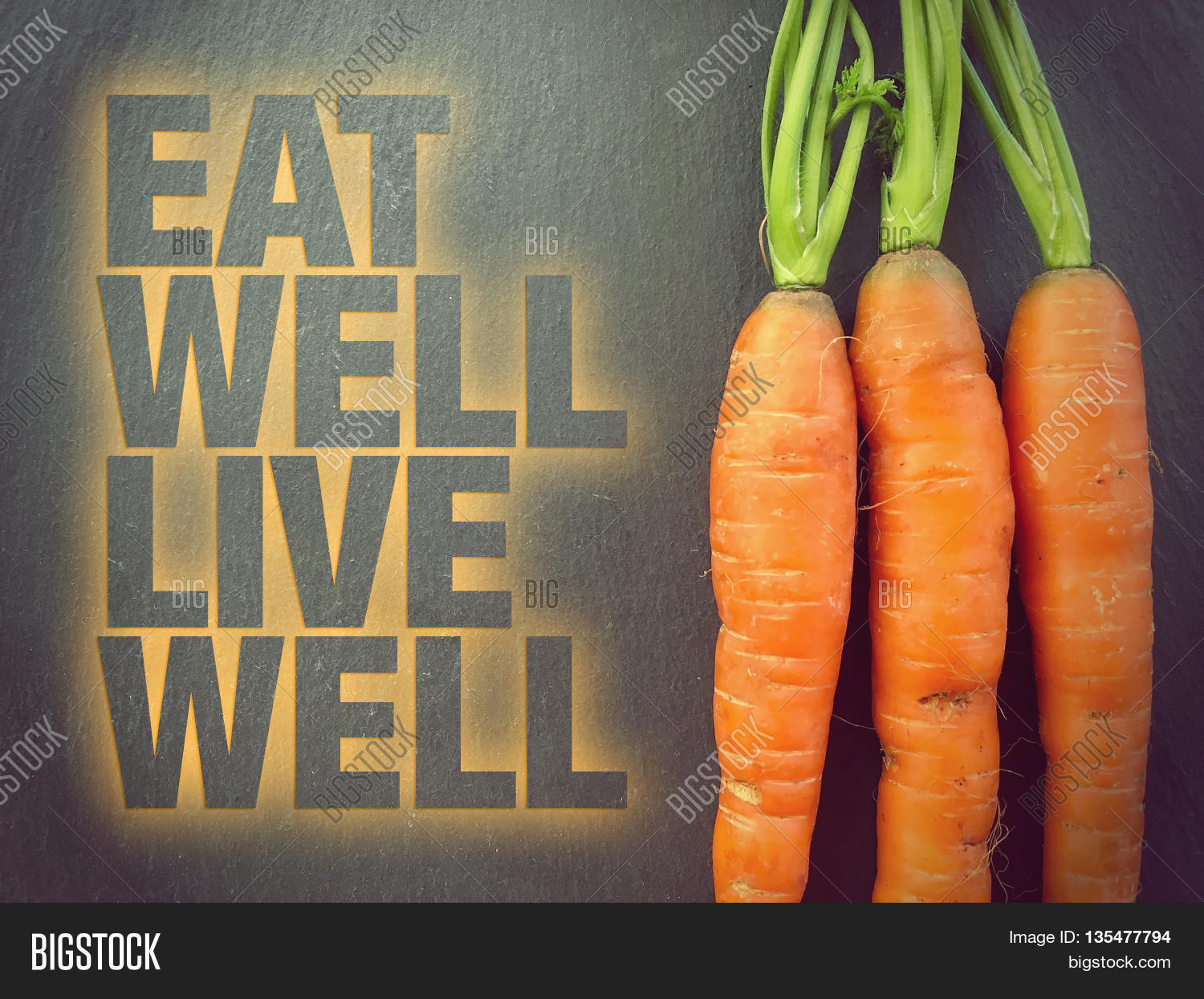 Eat Well Live Well Wellness Concept Stock Photo & Stock Images Bigstock