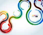 stock photo of technology  - Abstract technology circles - JPG 