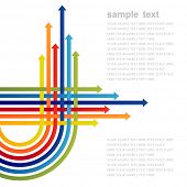 pic of investment  - Colored arrows vector - JPG 