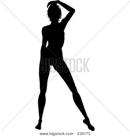 Sexy Woman Silhouette | Stock photo. download preview Sexy Woman Silhouette | Stock photo. download preview