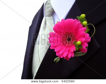 gerbera boutonniere