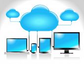 picture of computer  - social network - JPG 