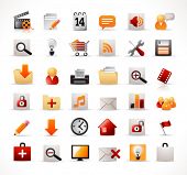 stock photo of zoom  - set of 36 icons  - JPG 