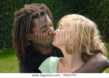 white girl kissing black man №159772 white girl kissing black man № 159771