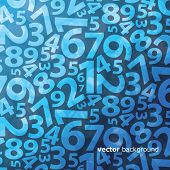 picture of education  - Background with numbers - JPG 