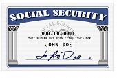 picture of security  - Mock up of a Social Security Card done in photoshop - JPG 