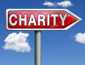 foto of funds  - charity raise money to help donate gifts fund raising give a generous donation or help with the fundraise red road sign arrow with text and word concept - JPG 