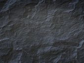 stock photo of nature  - An image of a cool black stone background - JPG 