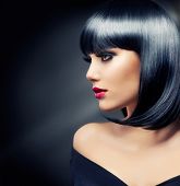 image of health  - Beautiful Brunette Girl - JPG 