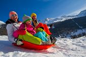 stock photo of holidays  - Winter fun - JPG 